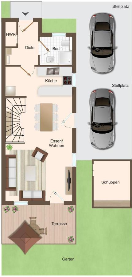 فيلا Alte Reihe 14 _Haus Teja_ زنغست المظهر الخارجي الصورة